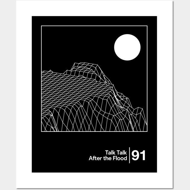 Talk Talk - After The Flood / Minimal Style Graphic Artwork Design Wall Art by saudade